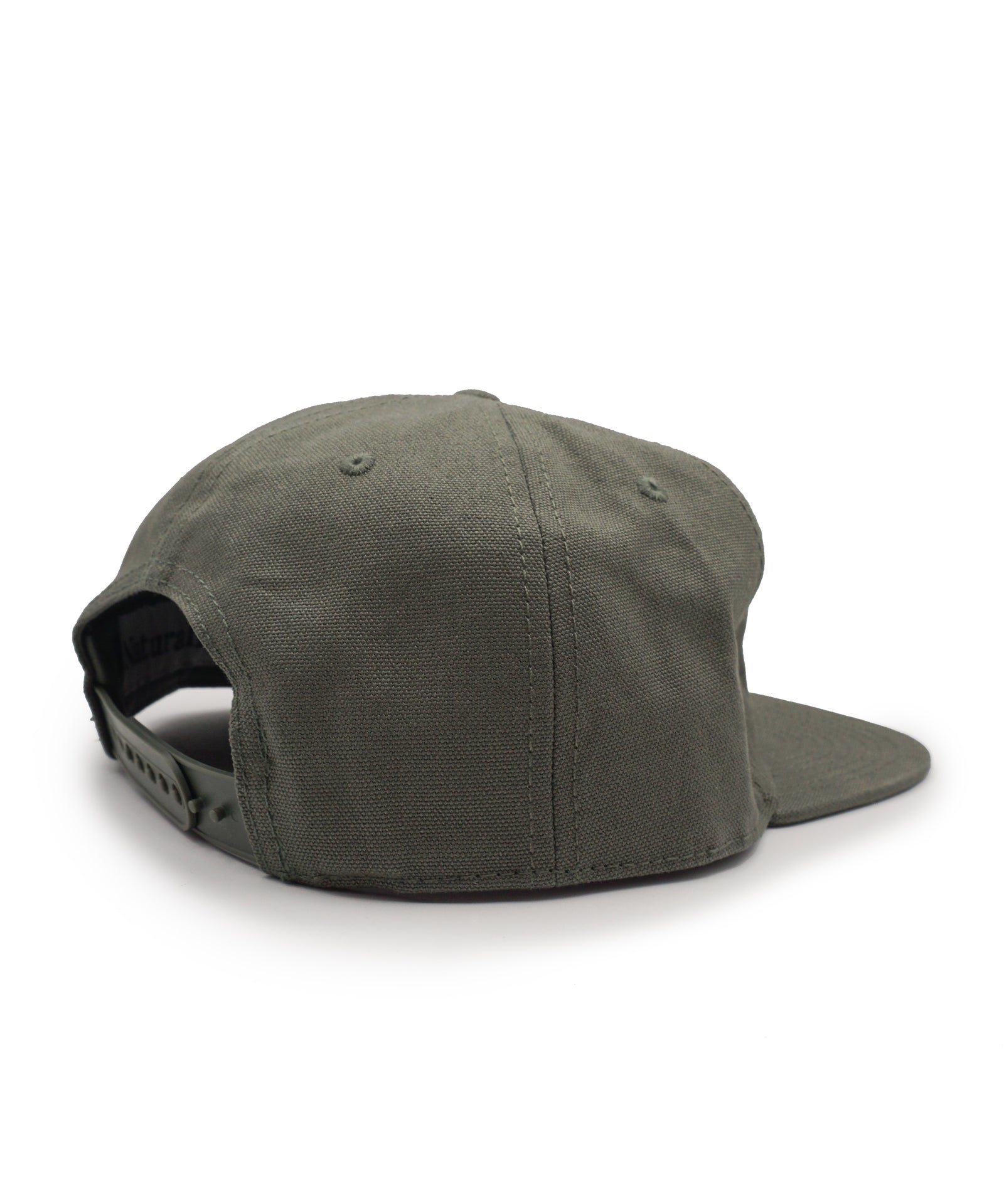 Earth green cap on a white background