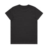 Black t-shirt on a white background