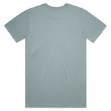 Plain light blue t-shirt on a white background