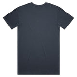 Plain black t-shirt on a white background