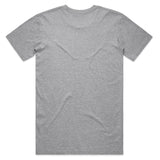 Back view of Naturalist Sea Otter graphic tee in gray showing blank rear side of the shirt