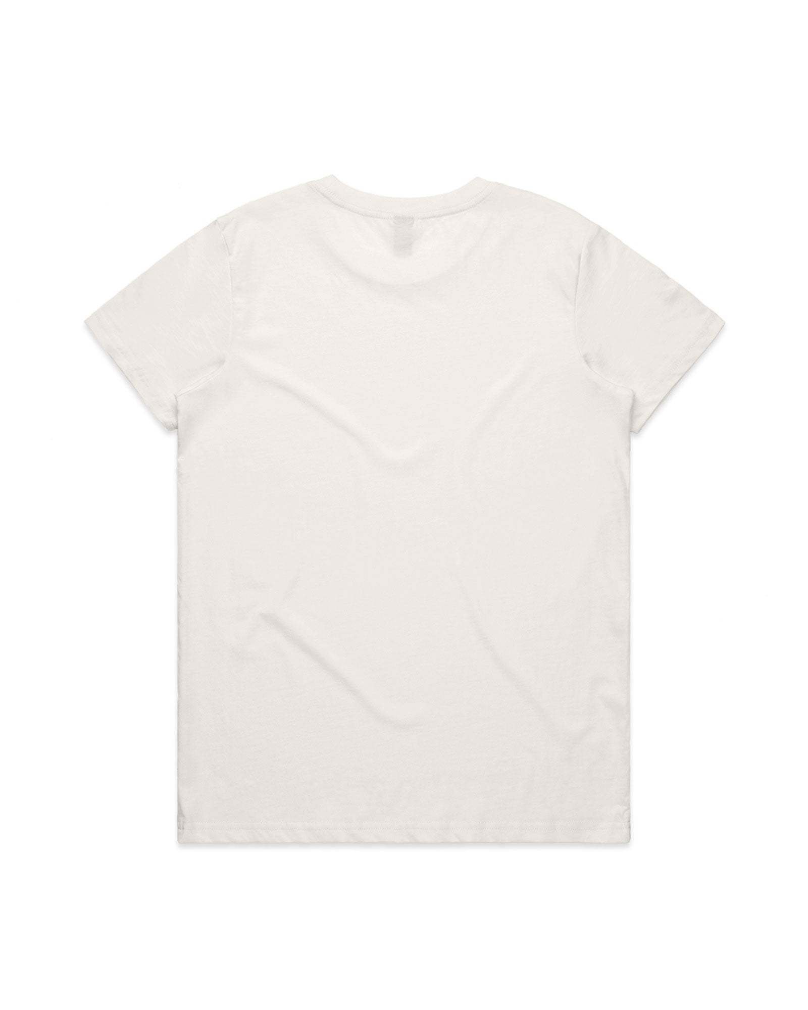 White t-shirt on a white background